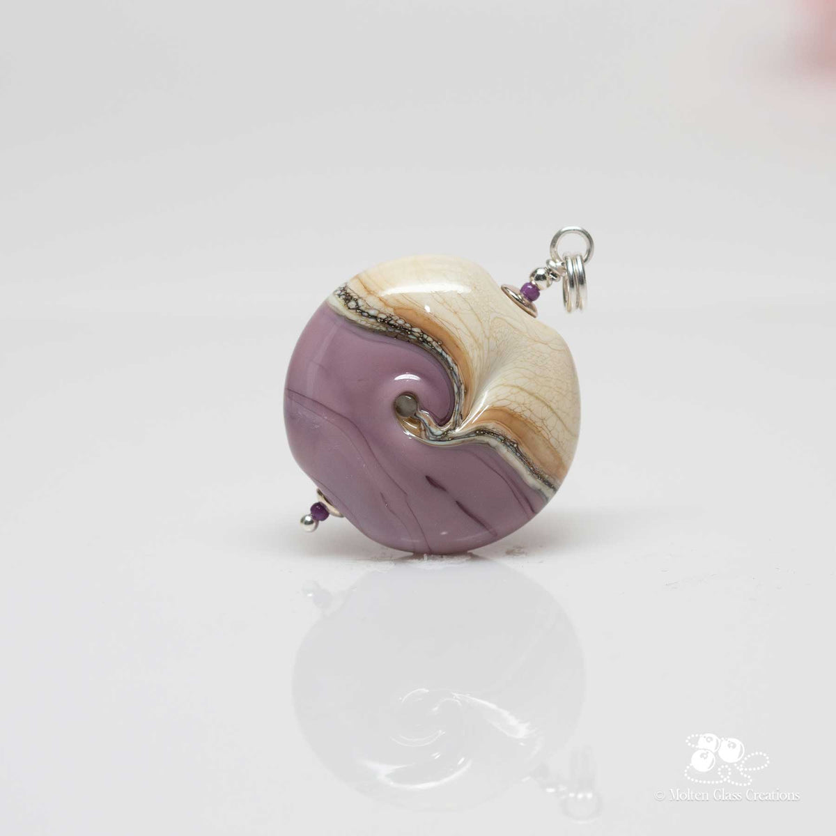 Purple Swirl Pendant