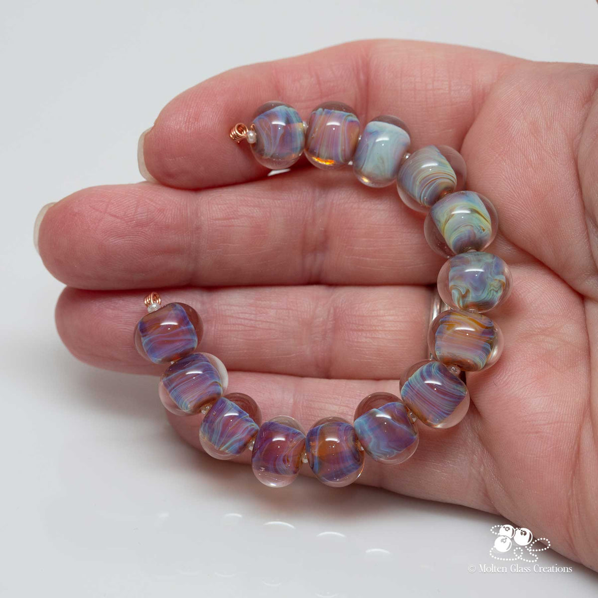 Bead set - Shades of Whispy Purple