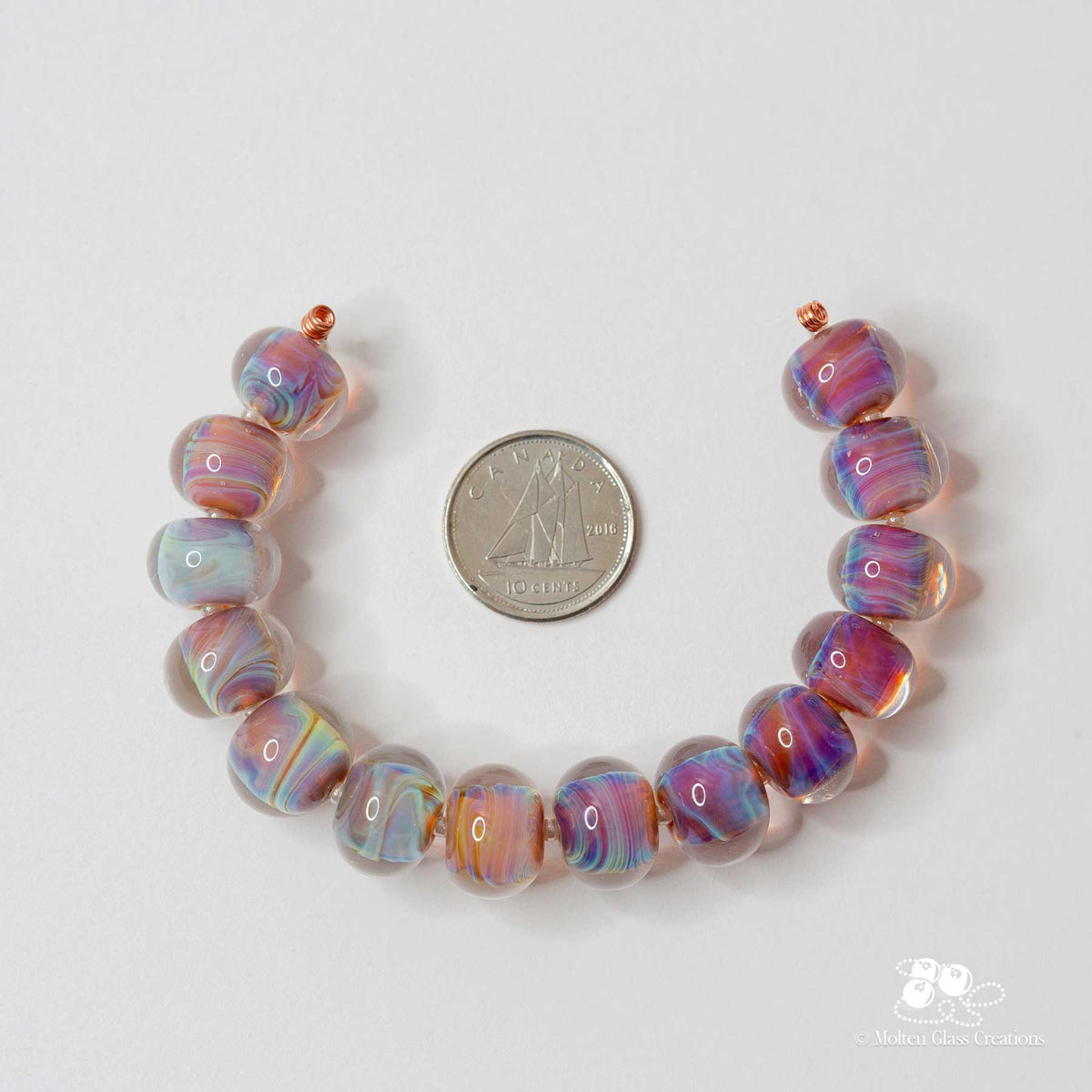 Bead set - Shades of Whispy Purple