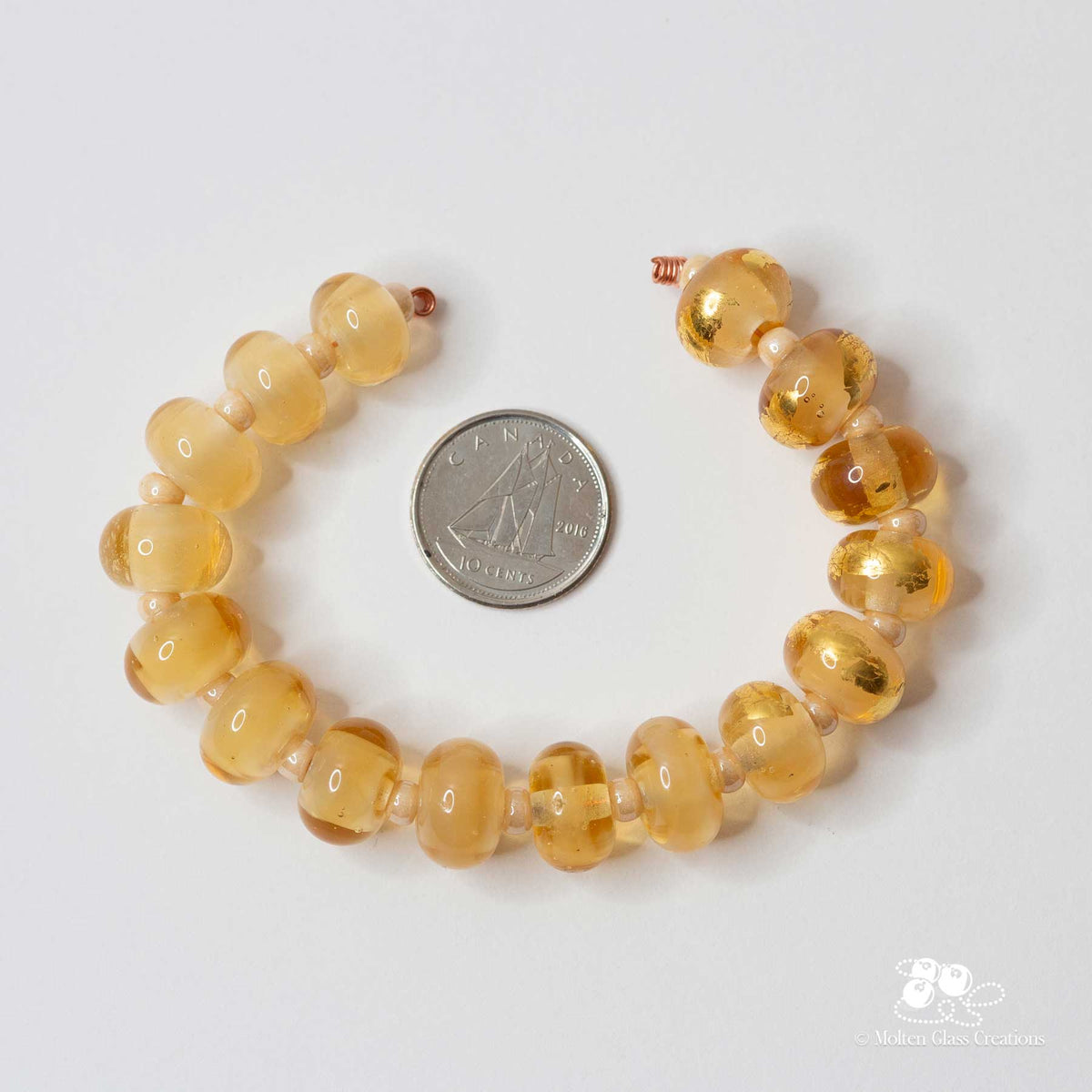 Bead set - Golden Beige